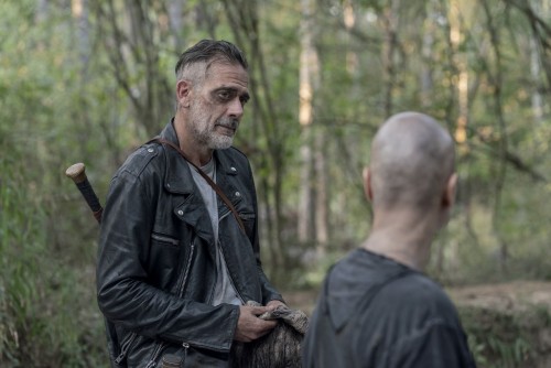 Jeffrey Dean Morgan as Negan, Samantha Morton as Alpha - The Walking Dead _ Season 10, Episode 11 - 