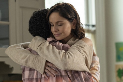 COUNCIL OF DADS -- "Dear Dad" Episode 108 -- Pictured: (l-r) Michele Weaver as Luly Perry, Sarah Way