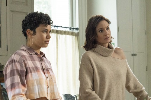 COUNCIL OF DADS -- "Dear Dad" Episode 108 -- Pictured: (l-r) Michele Weaver as Luly Perry, Sarah Way