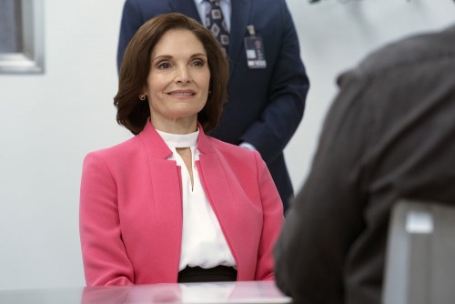 BLINDSPOT -- "Brass Tacks" Episode 509 -- Pictured: Mary Elizabeth Mastrantonio as Madeline Burke --