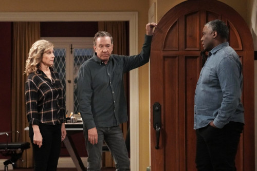 LAST MAN STANDING: L-R: Nancy Travis, Tim Allen and Jonathan Adams in Keep On Truckin, Part Two of t
