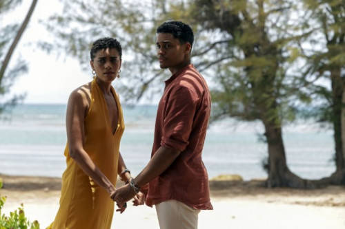FANTASY ISLAND: L-R: Kiara Barnes and guest star Adain Bradley in the series premiere of FANTASY ISL