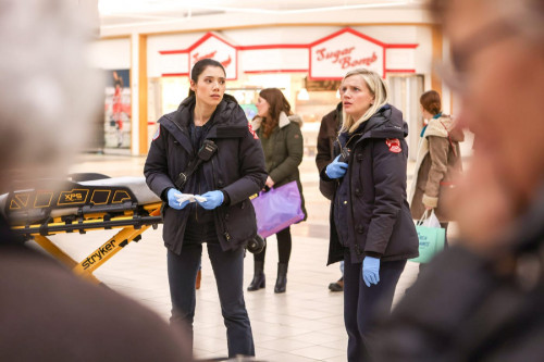 CHICAGO FIRE -- "Show of Force" Episode 1012 -- Pictured: (l-r) Hanako Greensmith as Violet, Kara Ki