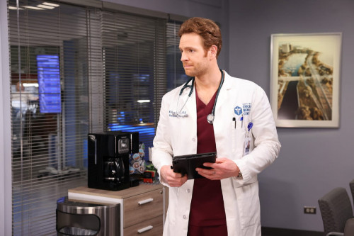 CHICAGO MED -- "Judge Not, For You Will be Judged" Episode 718 -- Pictured: Nick Gehlfuss as Dr. Wil