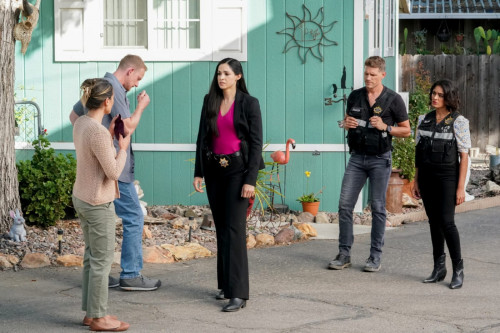 Story of a Gun  The CSI team investigates after a group of teens discover a dead woman behind the wh