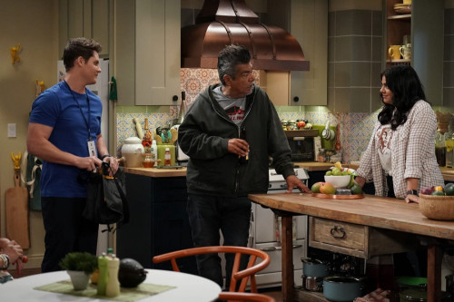 LOPEZ VS. LOPEZ -- "Lopez Vs. Anxiety" Episode 102 -- Pictured: (l-r) Matt Shively as Quinten, Georg