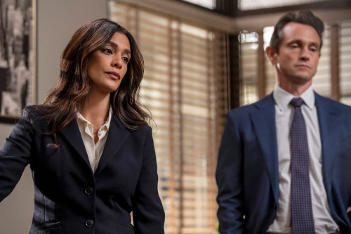 LAW & ORDER -- "12 Seconds" Episode 22005 -- Pictured: (l-r) Odelya Halevi as ADA Samantha Maroun, H