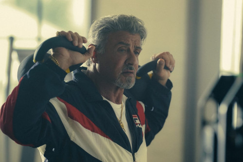 Sylvester Stallone as Dwight "The General" Manfredi and of the Paramount+ original series TULSA KING