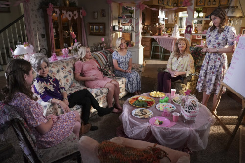 A Baby Shower and Testosterone-Rich Banter  Mary butts heads with Mandys mother, Audrey (Rachel Bay 