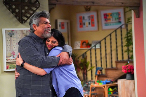 LOPEZ VS LOPEZ -- "Lopez vs The Godfather" Episode 120 -- Pictured: (l-r) George Lopez as George, Ma