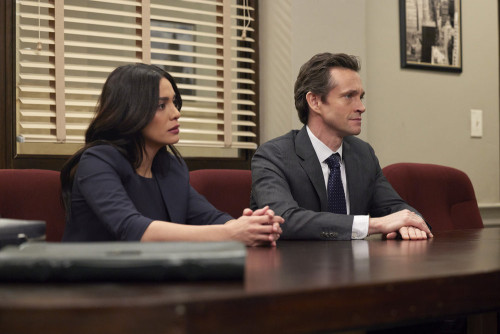 LAW & ORDER -- "Private Lives" Episode 22019 -- Pictured: (l-r) Odelya Halevi as ADA Samantha Maroun